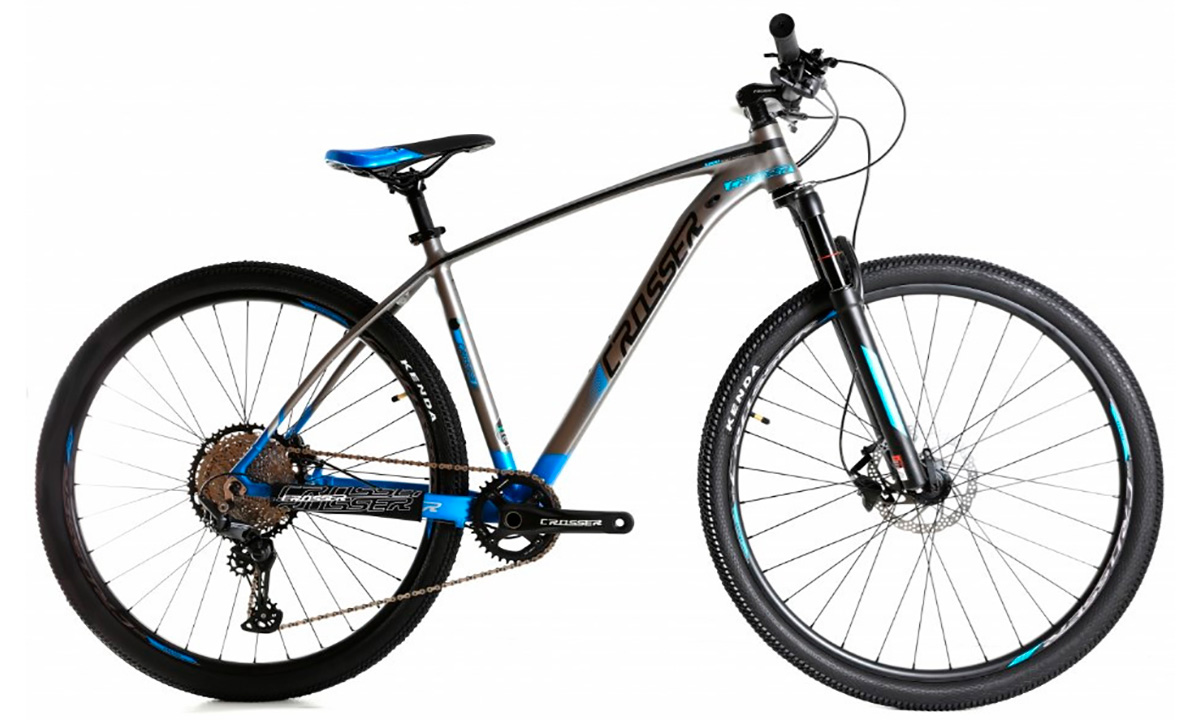 Фотографія Велосипед Crosser X880 1x13 29" розмір М рама 17 2021 Сіро-синій